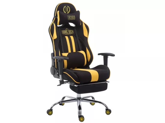 Chaise de bureau - Tissu - Noir / Jaune - Limit