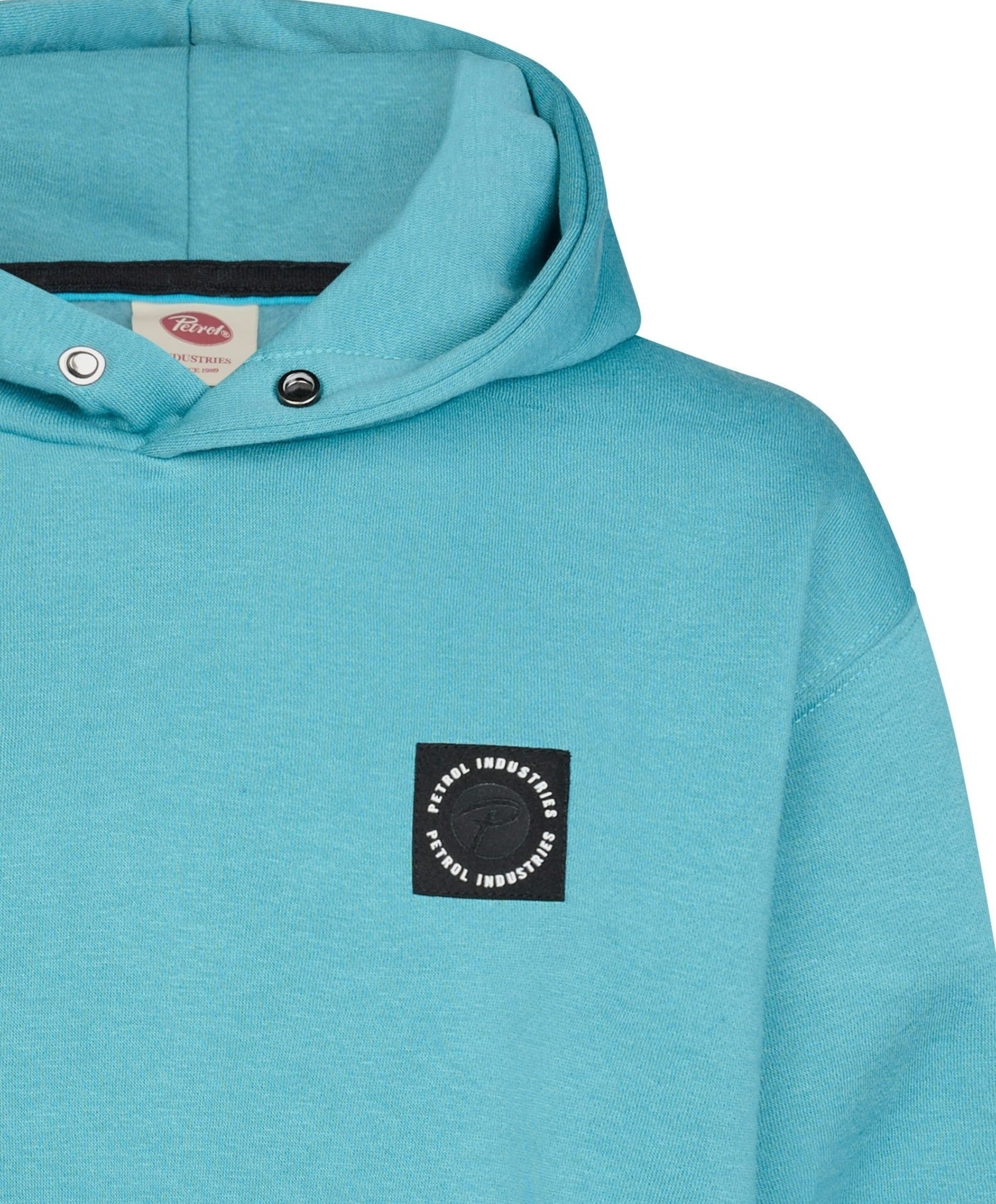 Petrol Jongens hoodie blauw