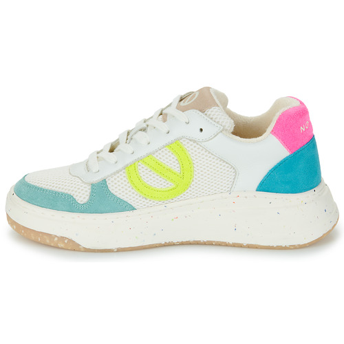 No Name - BRIDGET SNEAKER W - Blanc / Jaune / Bleu