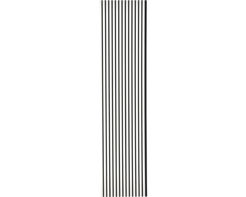 Akoestisch paneel, witte folie, overschilderbaar, 2670 x 572 x 19 mm