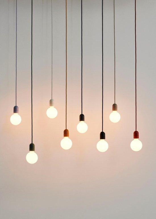 Hay Common hanglamp cord set Beton Grey