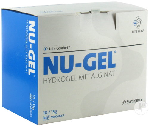 NU-GEL Hydrogel + Alginate Pièces 10x15g