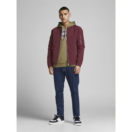Jack & Jones - 12165203 RUSH BOMBER-PORT ROYALE Rojo