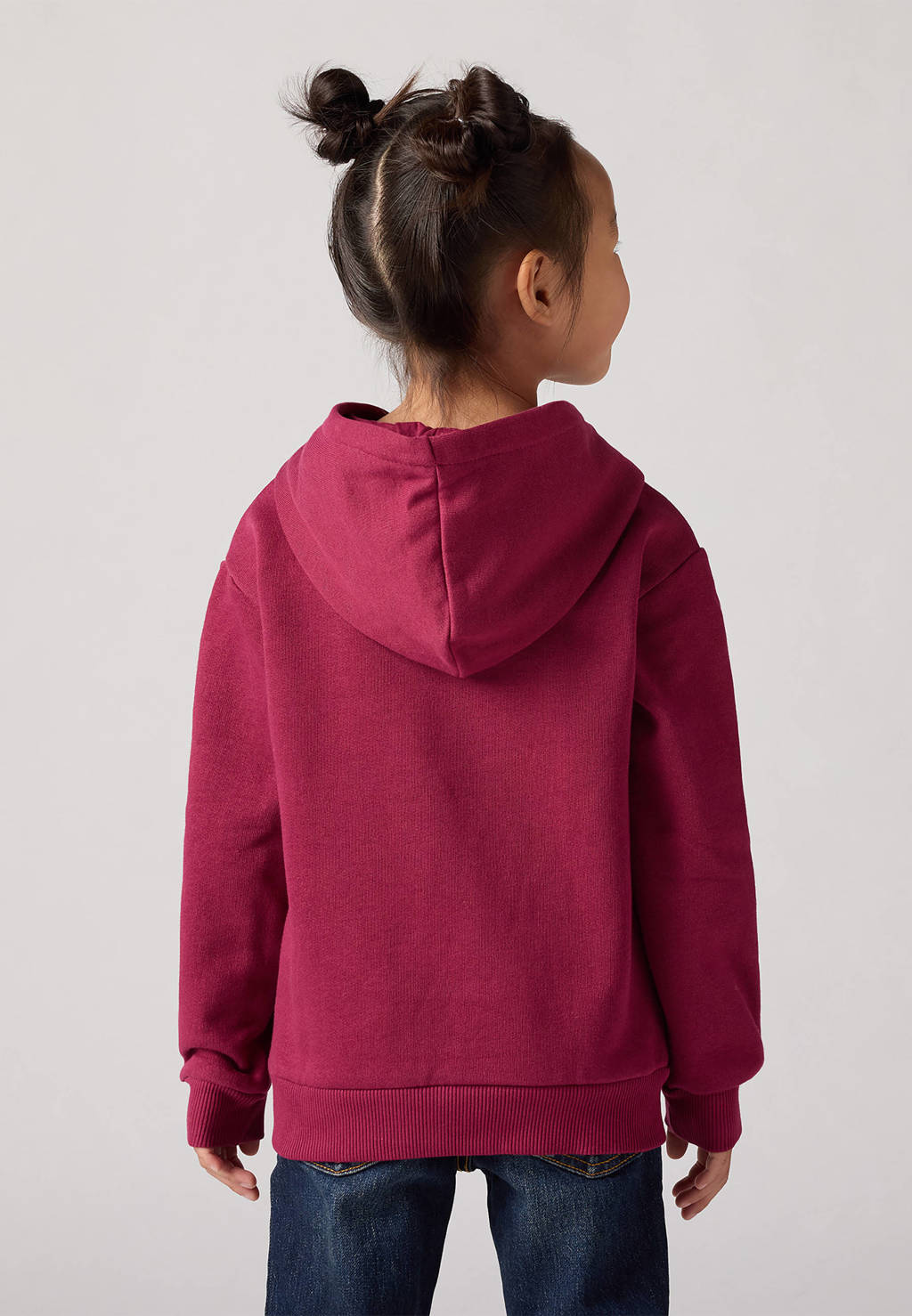 Levi's hoodie BATWING warm donkerrood