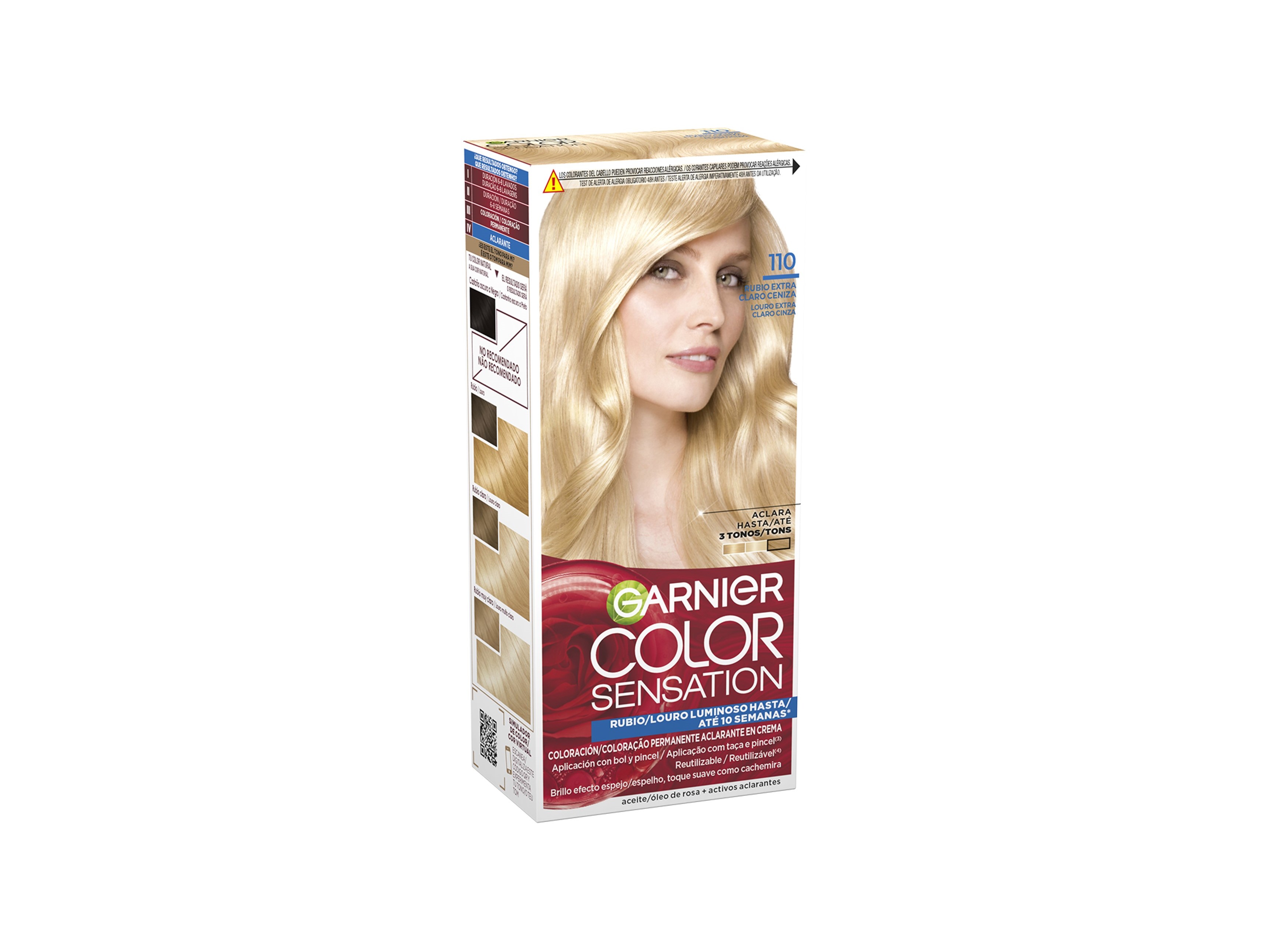 COLORAÇÃO COLOR SENSATION 110 LOURO EXTRA CLARO CINZA