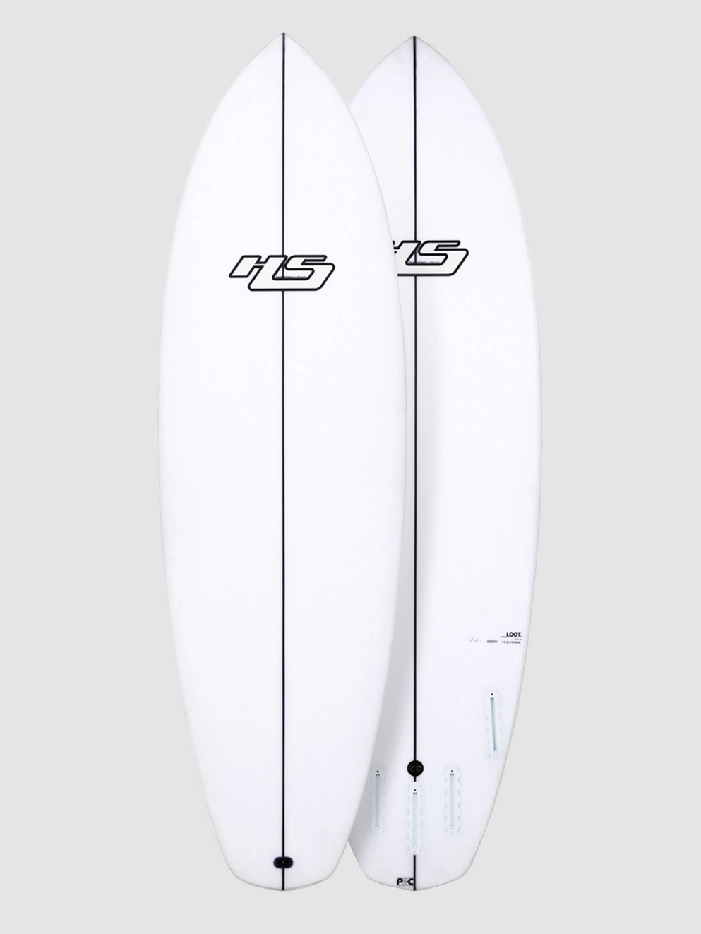 Haydenshapes Loot PU/Comp Stringer Futures Surfboard model logo
