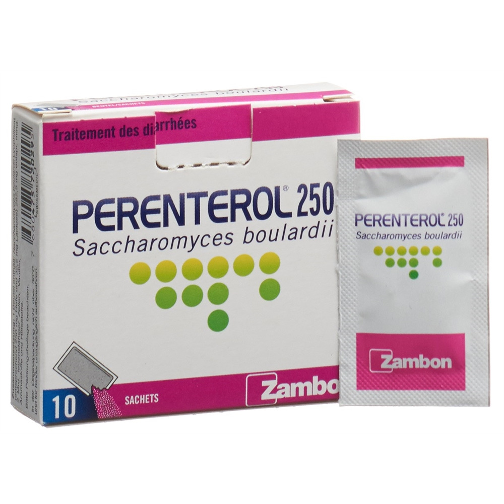 PERENTEROL Plv 250 mg Btl 10 Stk