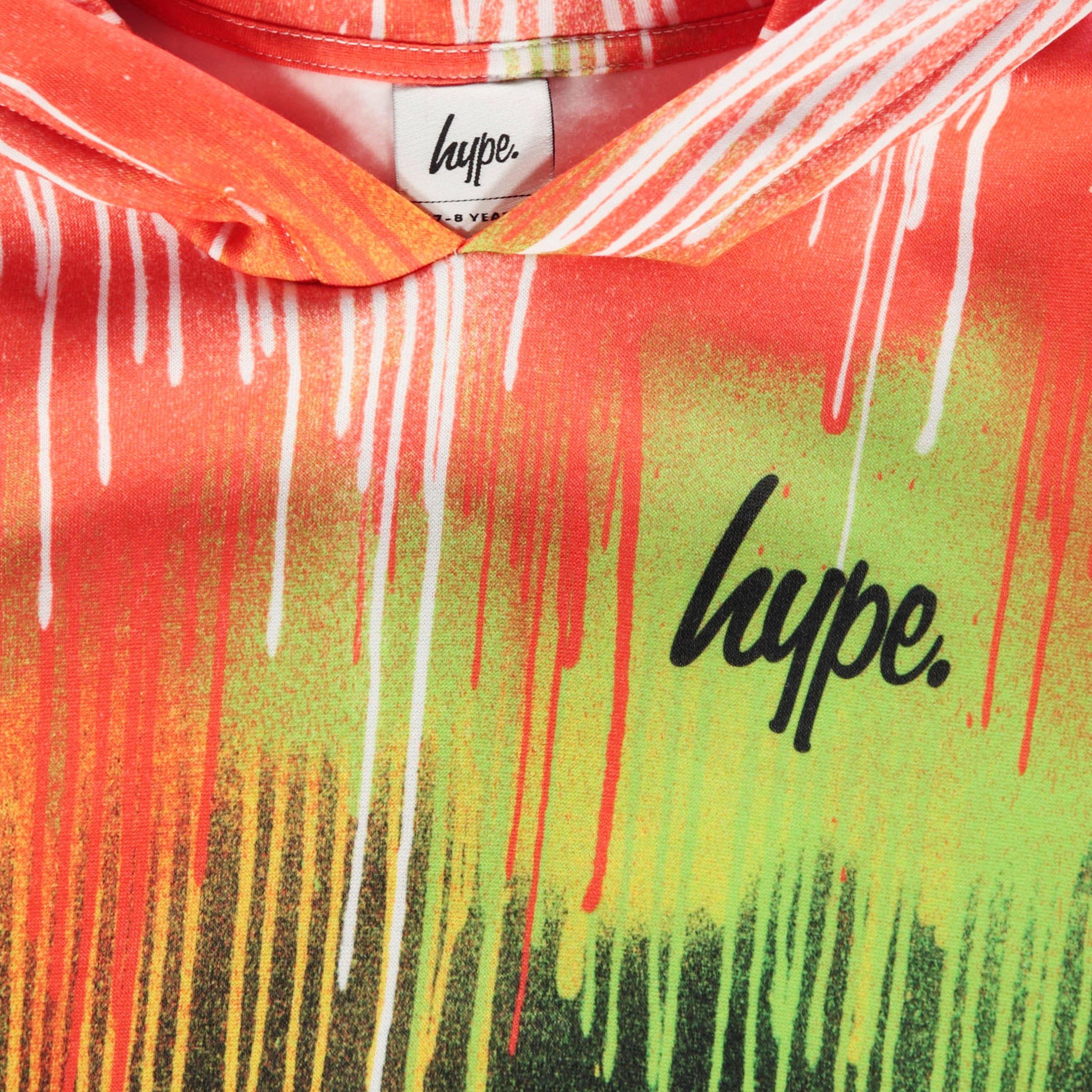Hype Rainbow Drips Kids Pullover Hoodie