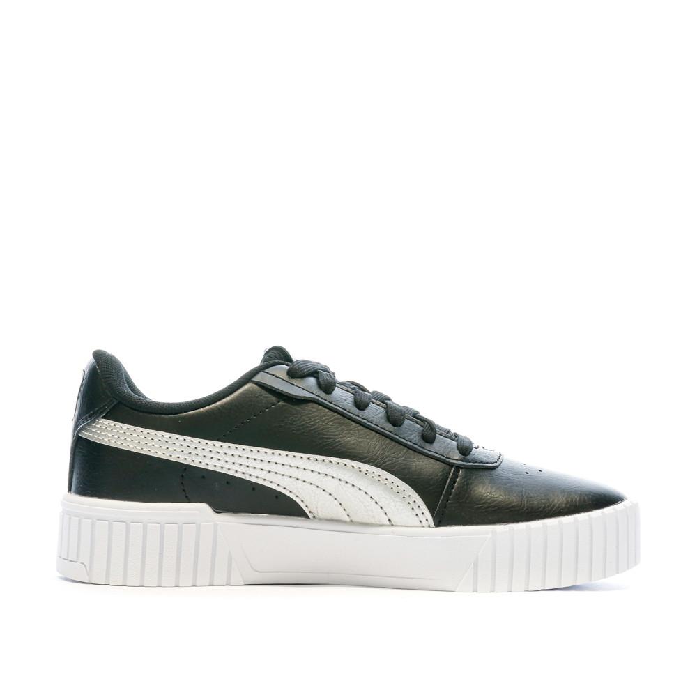 Puma Baskets Noires/Argentés Fille Puma Carina 2.0