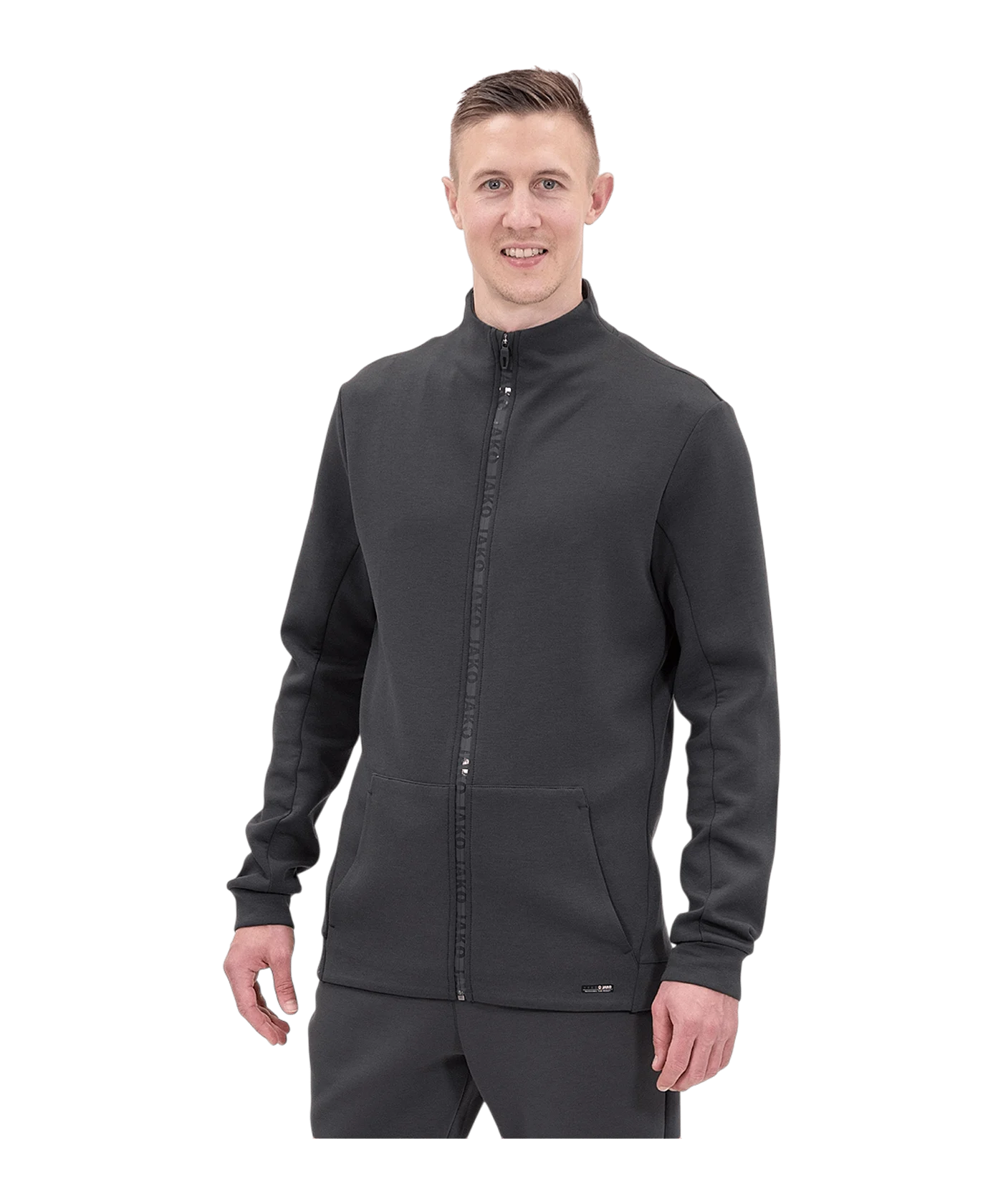 JAKO Pro Casual Jacke Grau F855