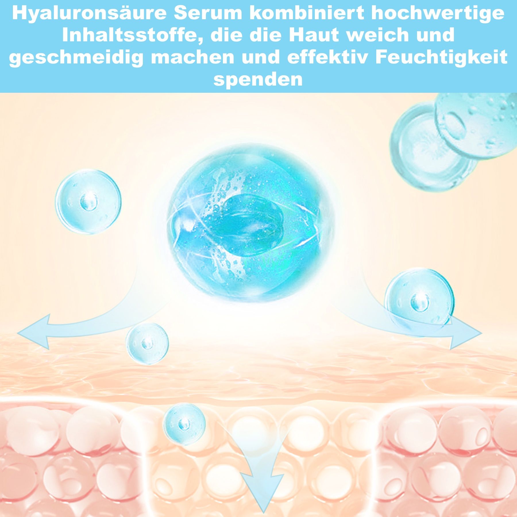 P-Beauty Cosmetic Accessories Gesichtsserum mit Hyaluronsäure