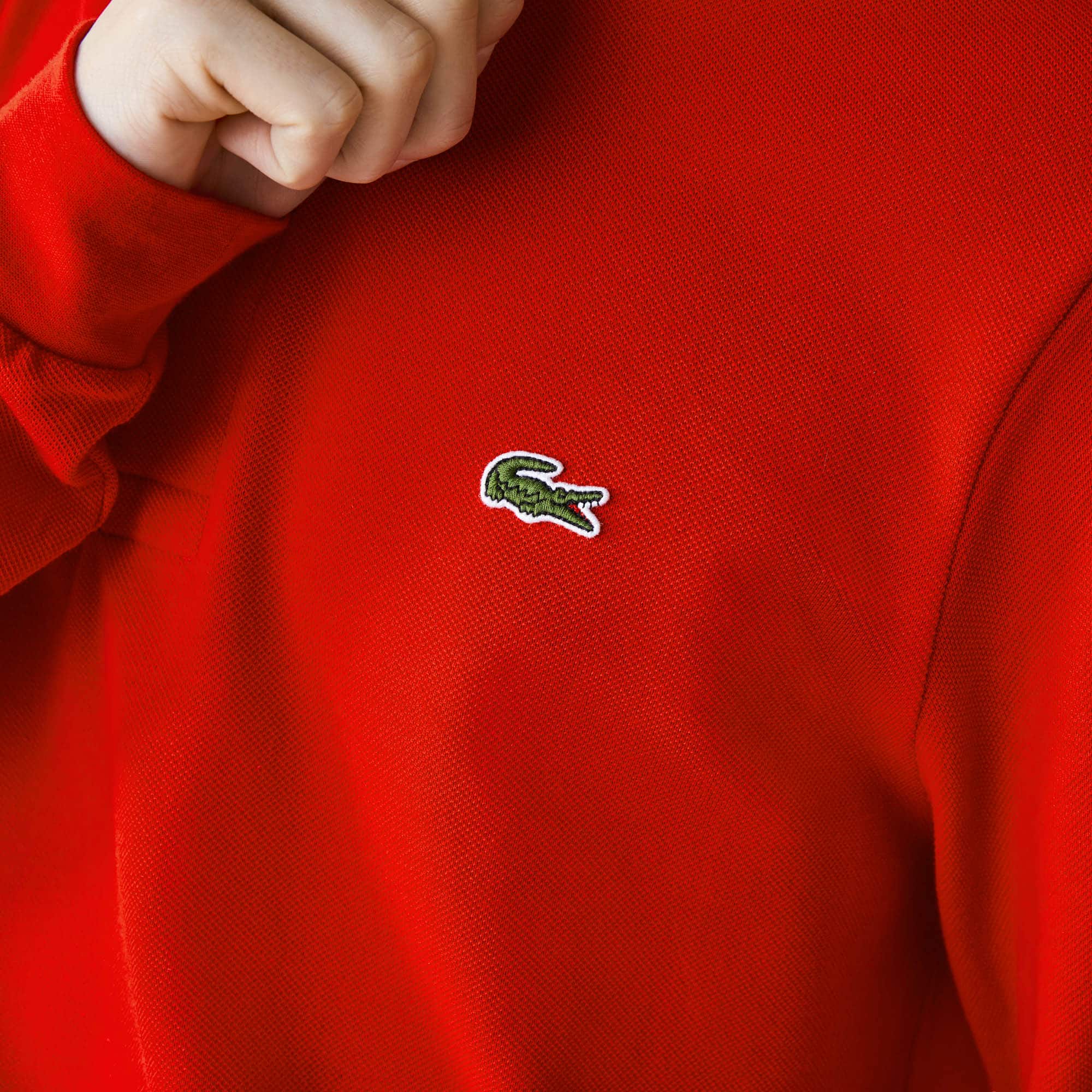 Original L.12.12 langärmeliges Poloshirt Lange Ärmel - Rot - Lacoste - Herren