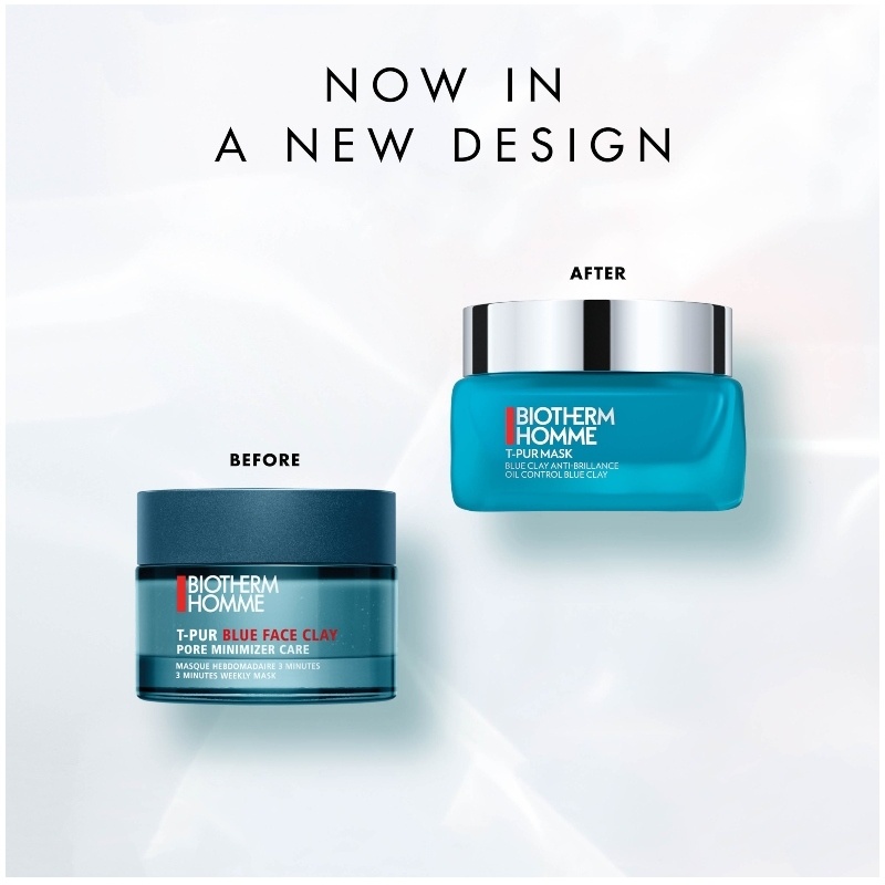Biotherm Homme T-Pur Blue Face Clay Mask 50 ml