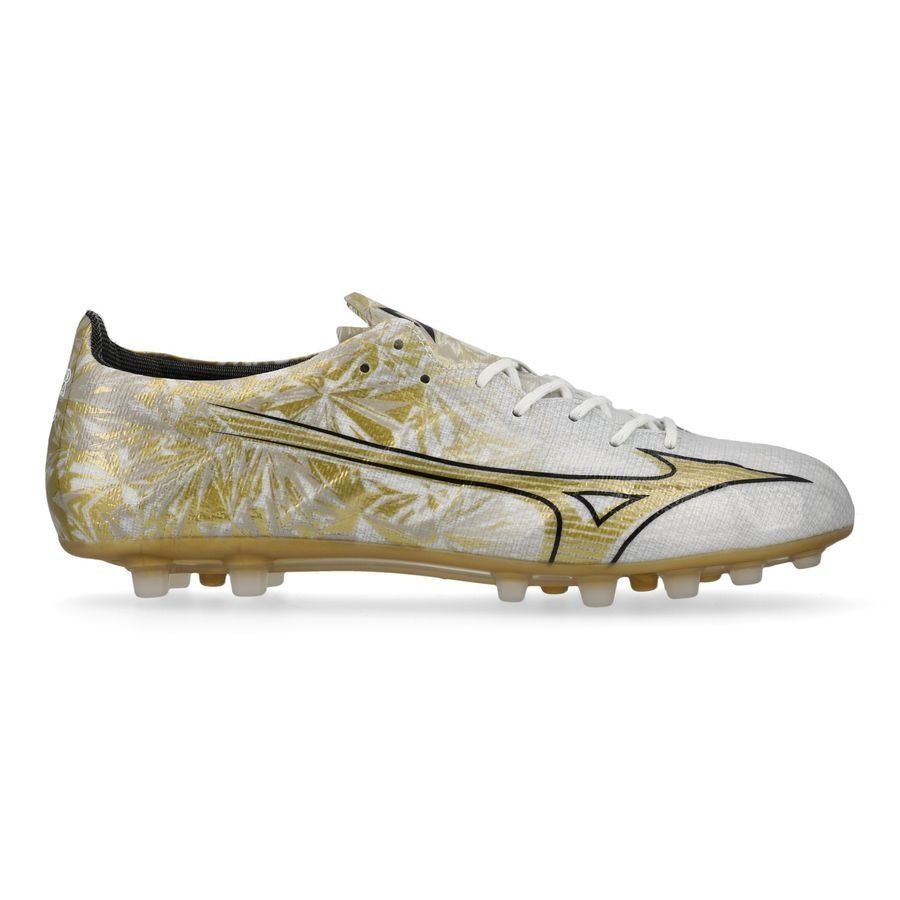 Mizuno Alpha Elite AG Prism Gold - Blanc/Doré/Noir