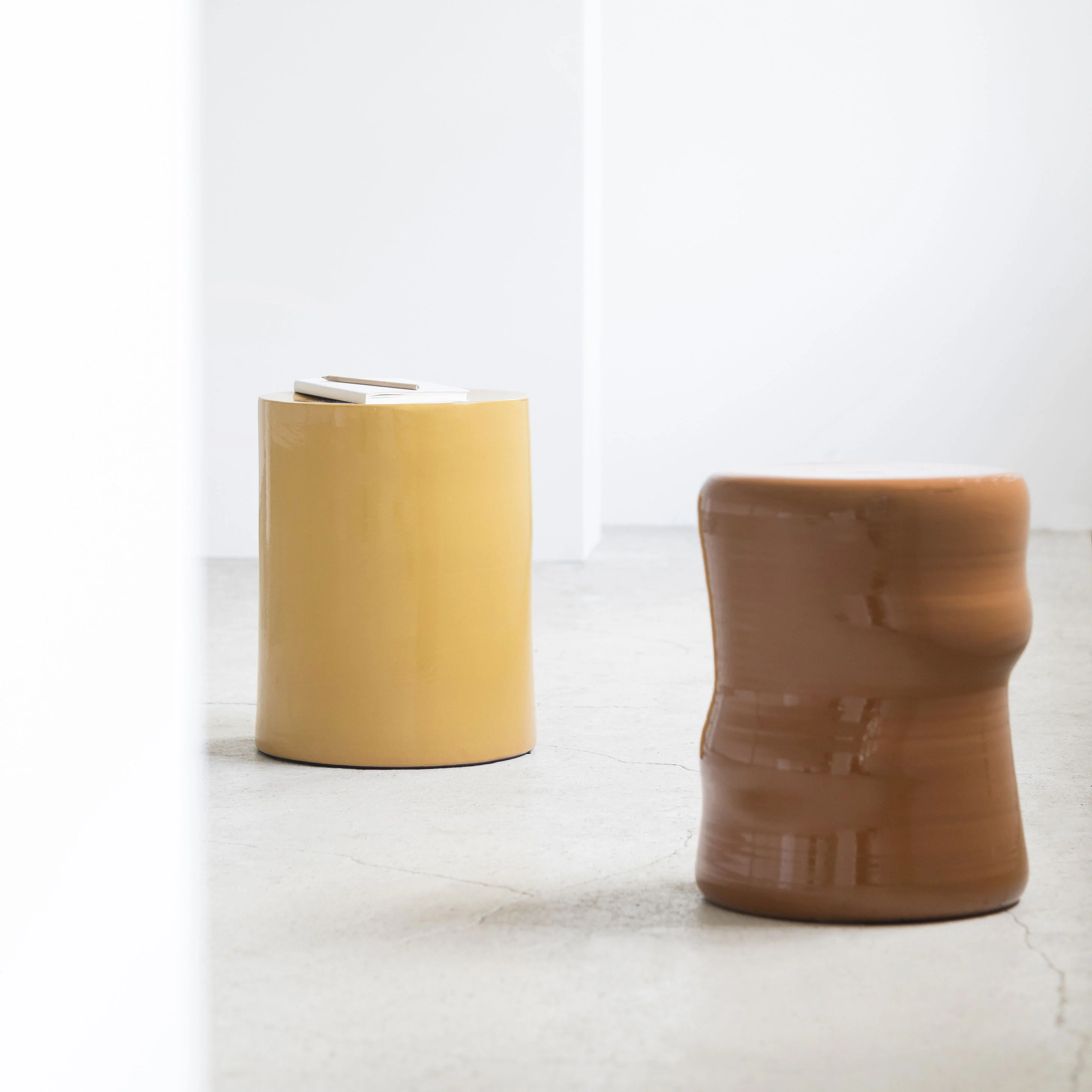 PAWN ORGANIC - Table d'appoint céramique | Orange