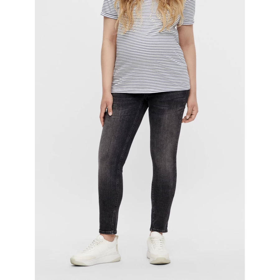 mama;licious Umstandsjeans MLCALIFORNIEN dark grey denim