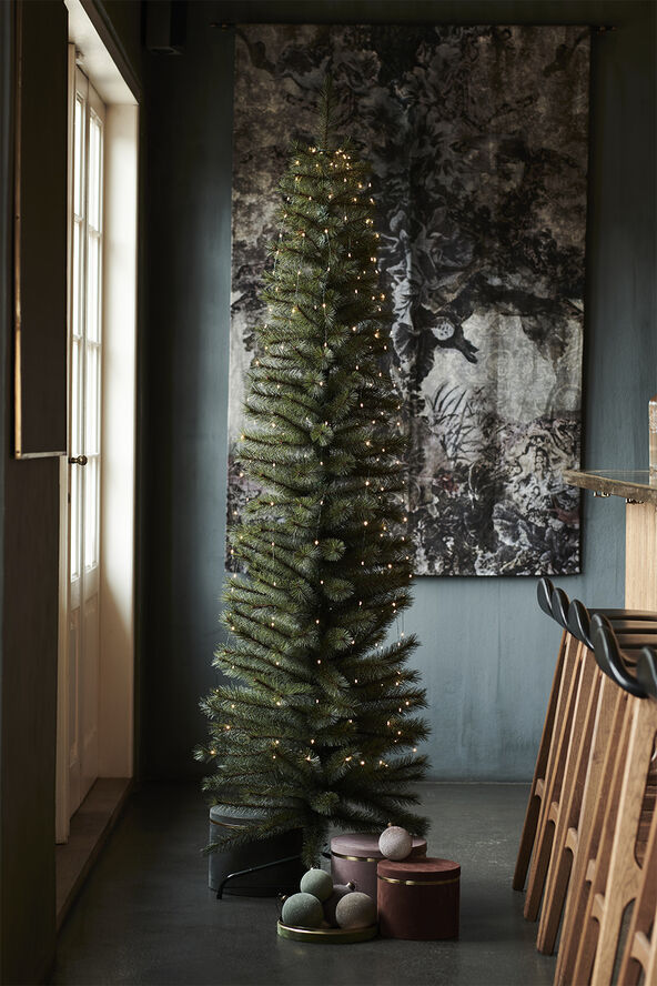 Sirius Alvin Træ, H2,1m 3m, 273L, Grøn Led: warm white cord: green