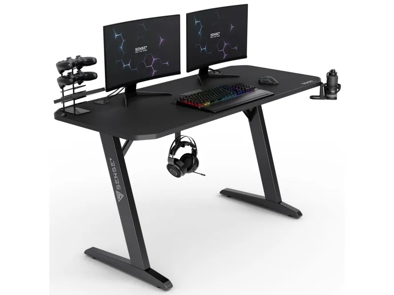 SENSE7 Nomad Classic Skrivebord Sort 140 cmx60 cm Classic