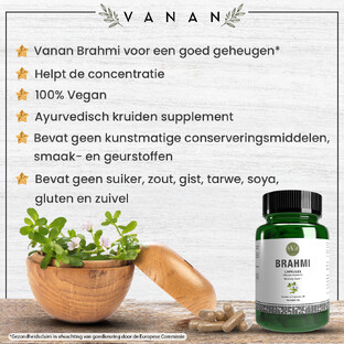 Vanan Brahmi Capsules 60CP
