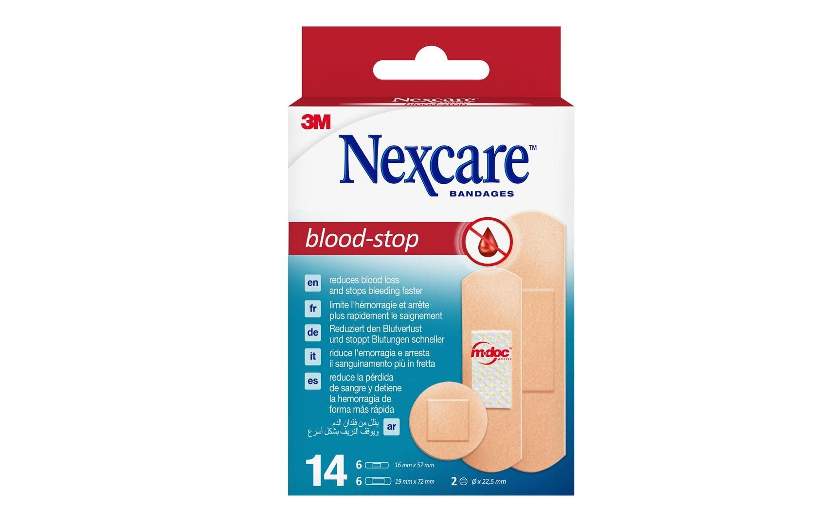 Blood Stop Strips, 3 Grössen 14 StückBlutstillendes Pflaster