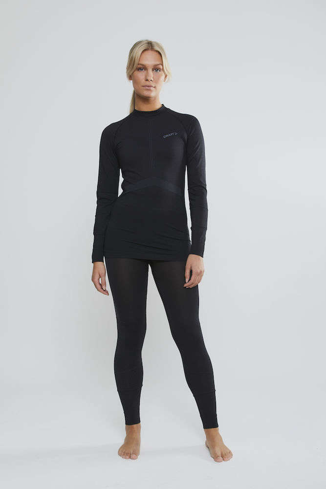 Craft Active Intensity CN Thermoshirt Lange Mouwen Zwart Dames