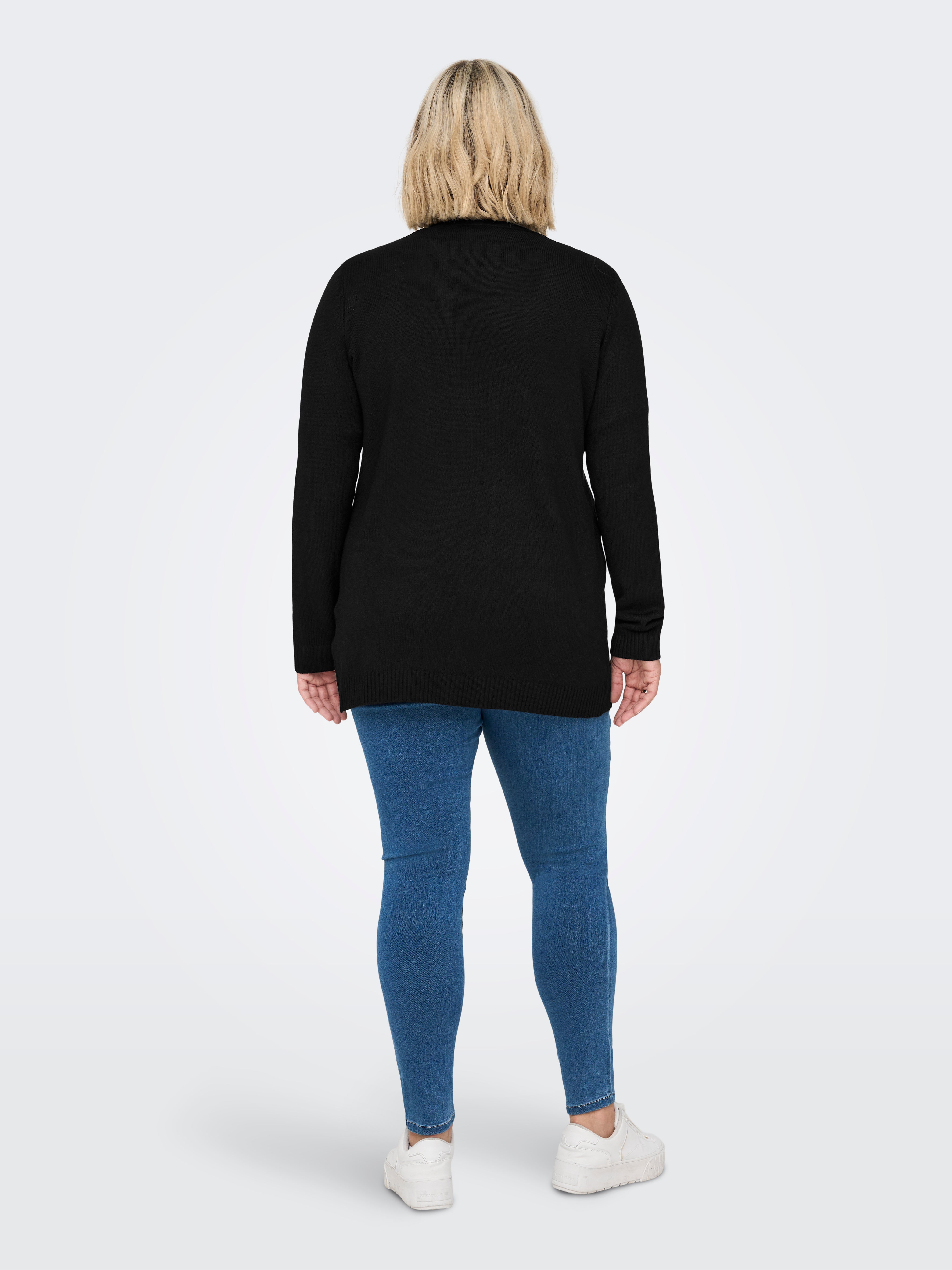 CARESLY Strickjacke Black