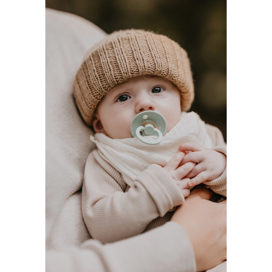 BIBS® Nachtschnuller Colour Symmetrischer Sauger Sage & Cloud Night Glow 6-18 Monate 2 Stk.