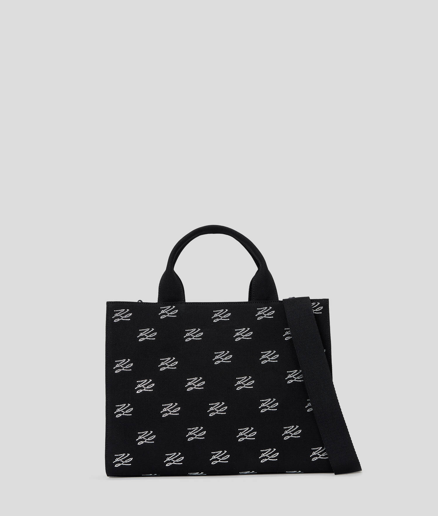 SAC CABAS CARRÉ DE TAILLE MOYENNE K/AUTOGRAPH - Embellissement noir