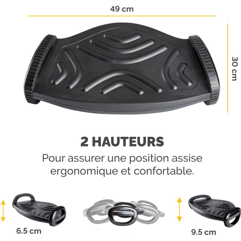 Repose-pieds Smart Suites, noir