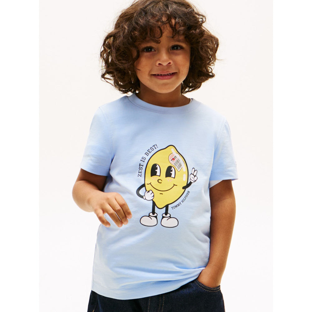 Køb Tommy Hilfiger Sweet Blue Lb Fun Print Graphic T-Shirt