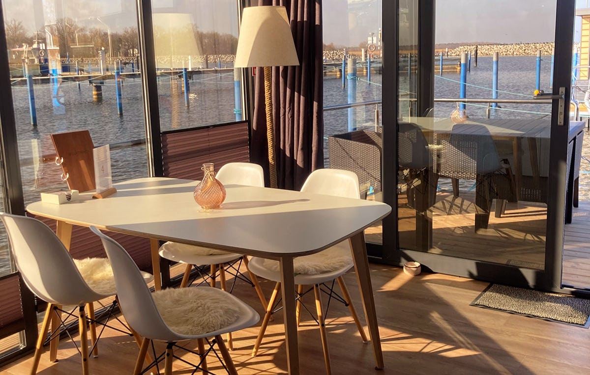 Hausboot Übernachtung mit Sauna Barth