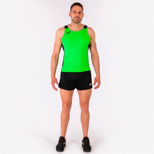 Regata Joma Record II, Verde Fluorescente, Preta