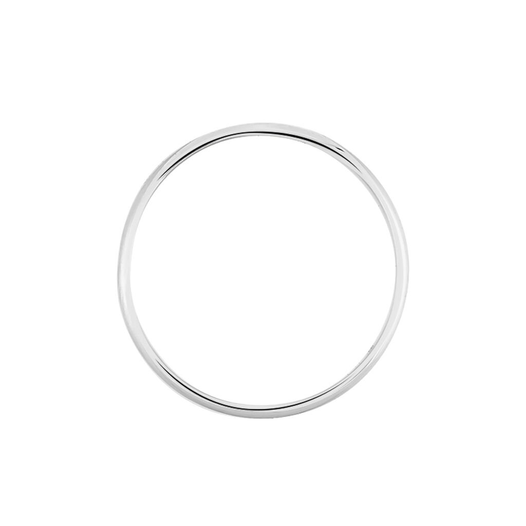 Alliance Meredithe Demi Jonc Classique Or Blanc