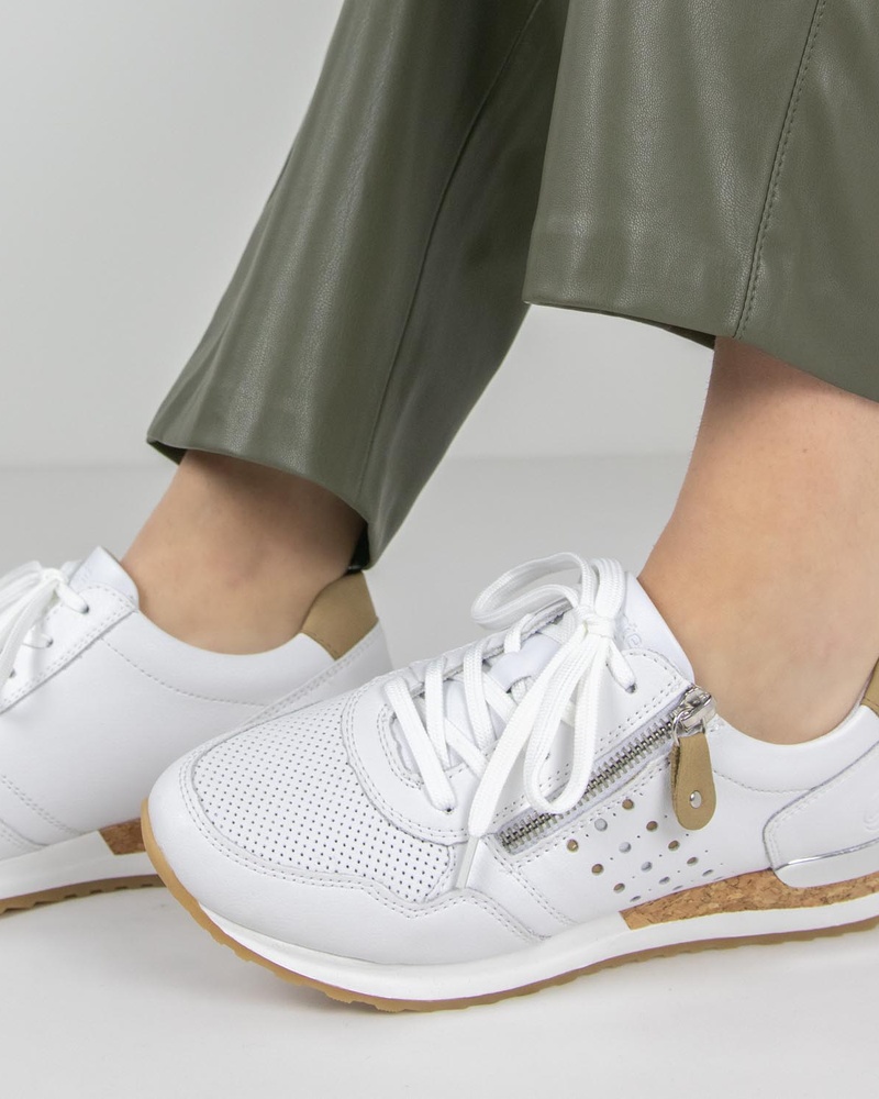 Remonte Lage sneakers  - wit