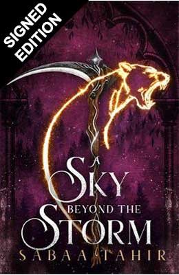 A Sky Beyond the Storm: Signed Edition - Ember Quartet 4 (Hardback)