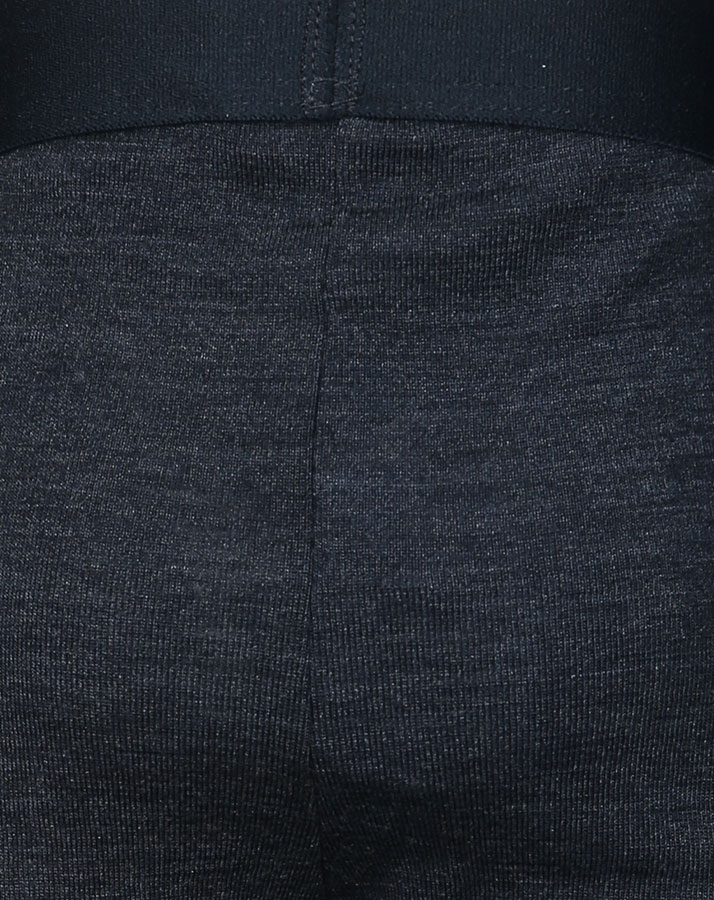 Leggings SOFT mit Wolle und Seide in dunkelblau