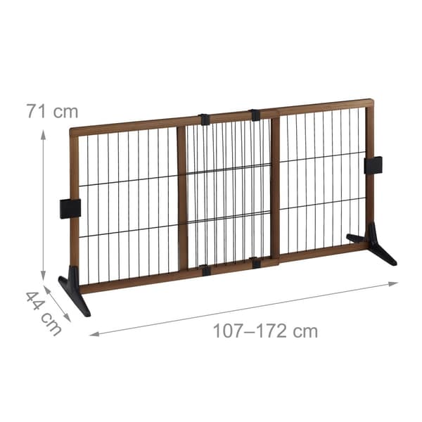 Uttrekkbar sikkerhetsport 71 cm høy