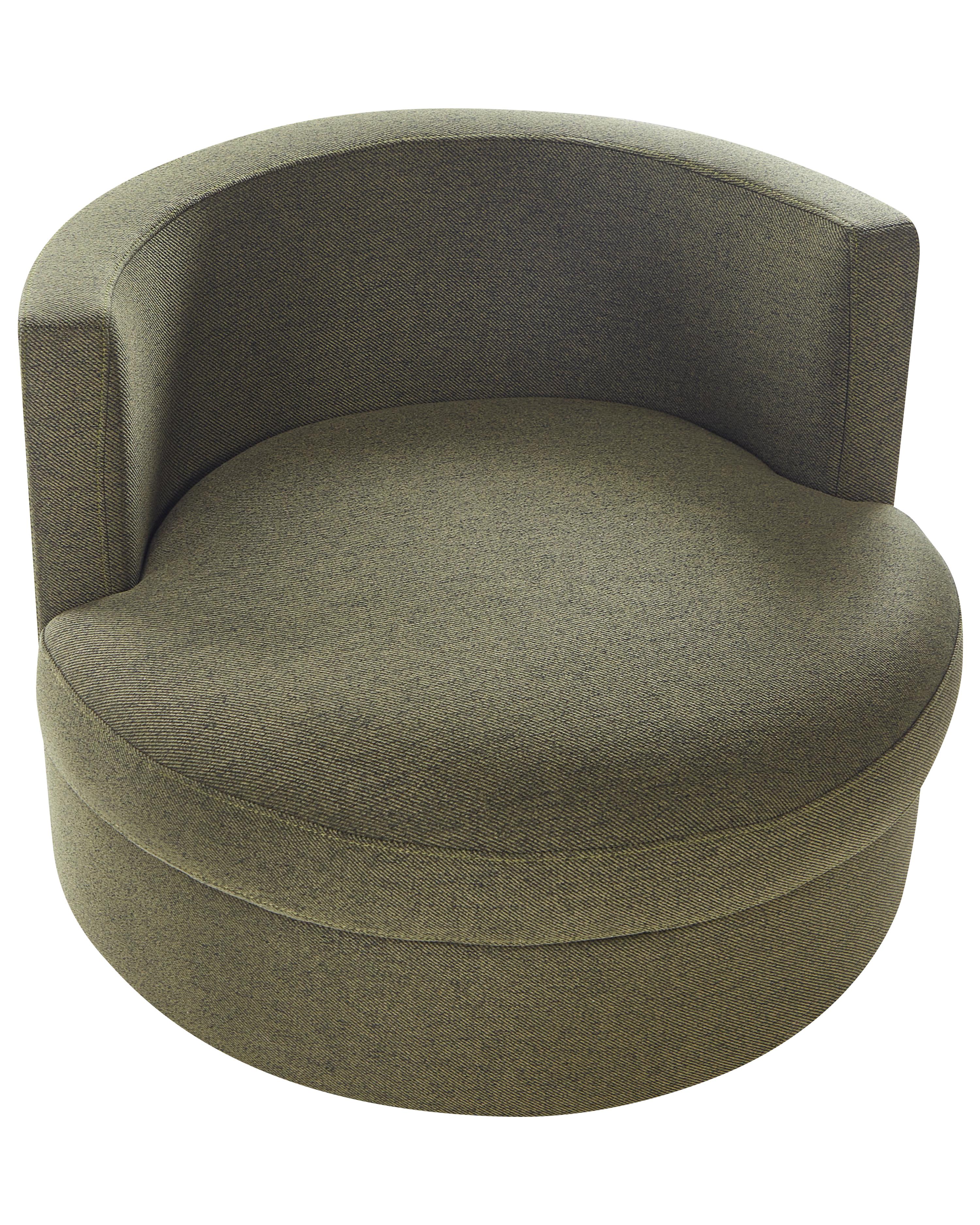 Draaifauteuil DALBY Stof Donkergroen
