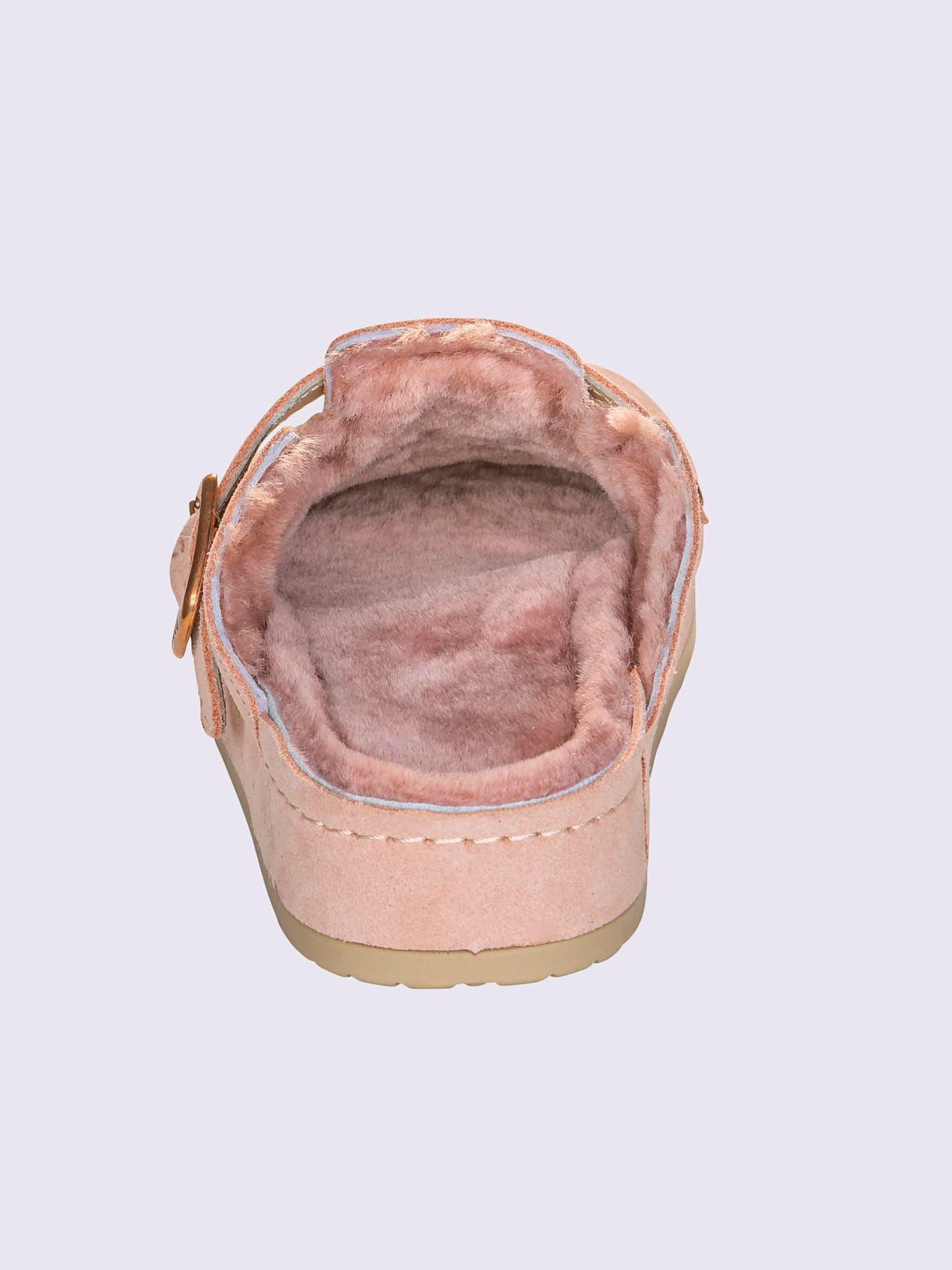 Mules doublure agneau véritable