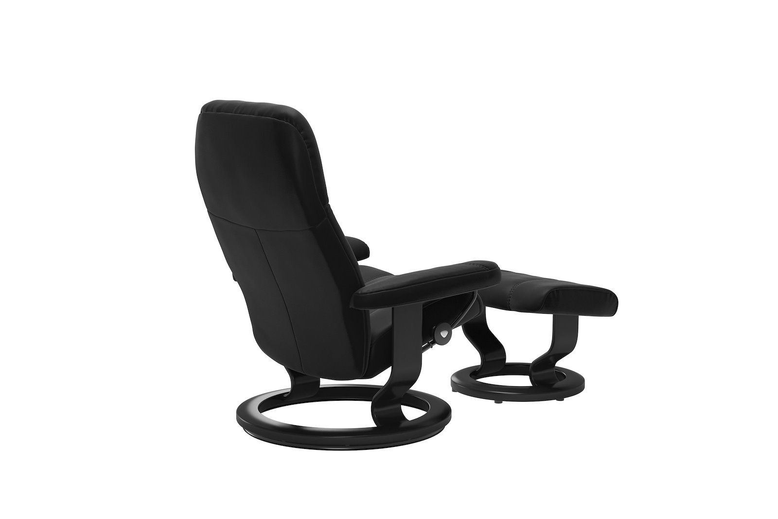 Consul lenestol m/krakk Hud Paloma Black - Classic - Sort