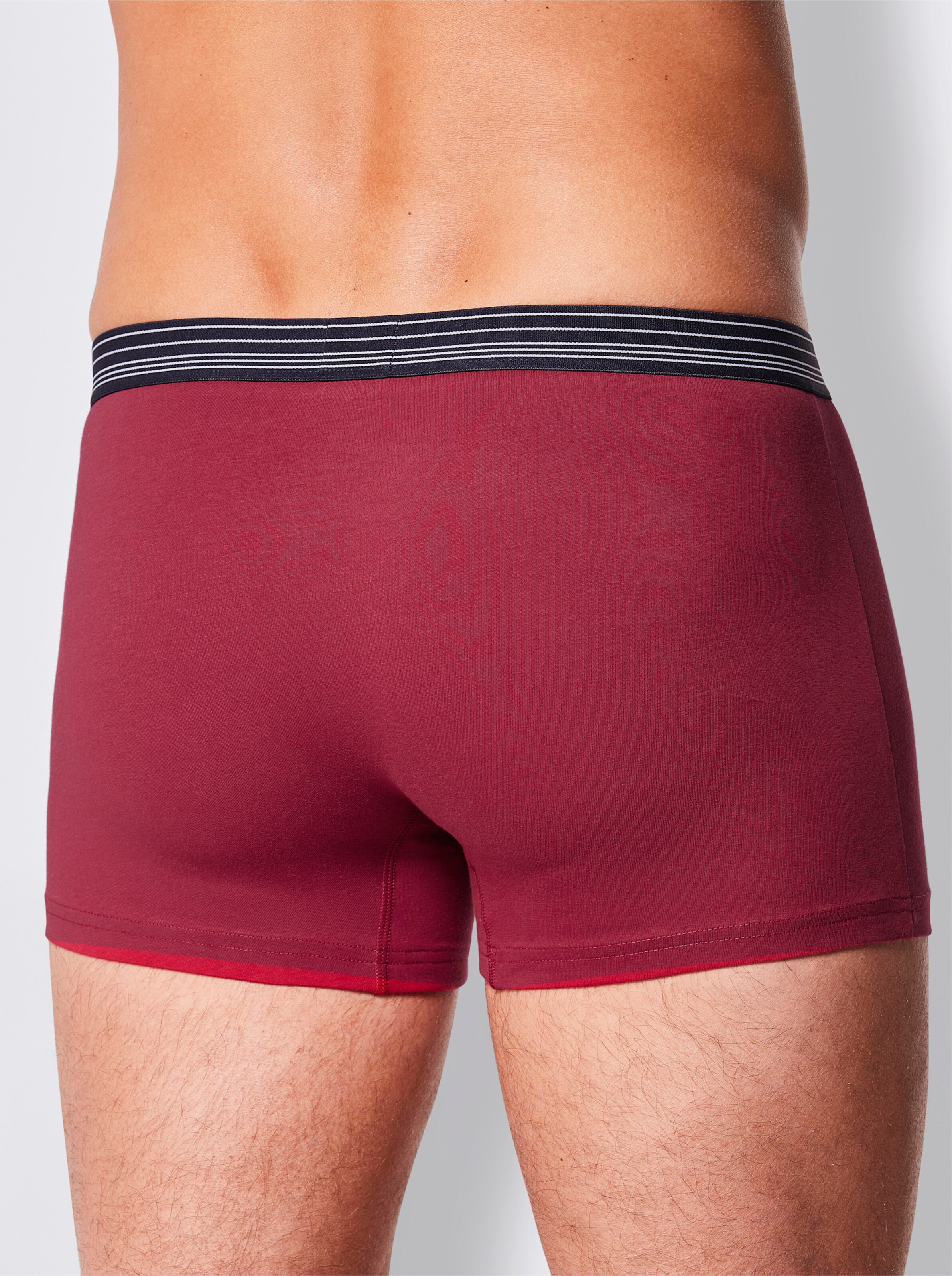 Mustang Pants in marine + weiß + rot