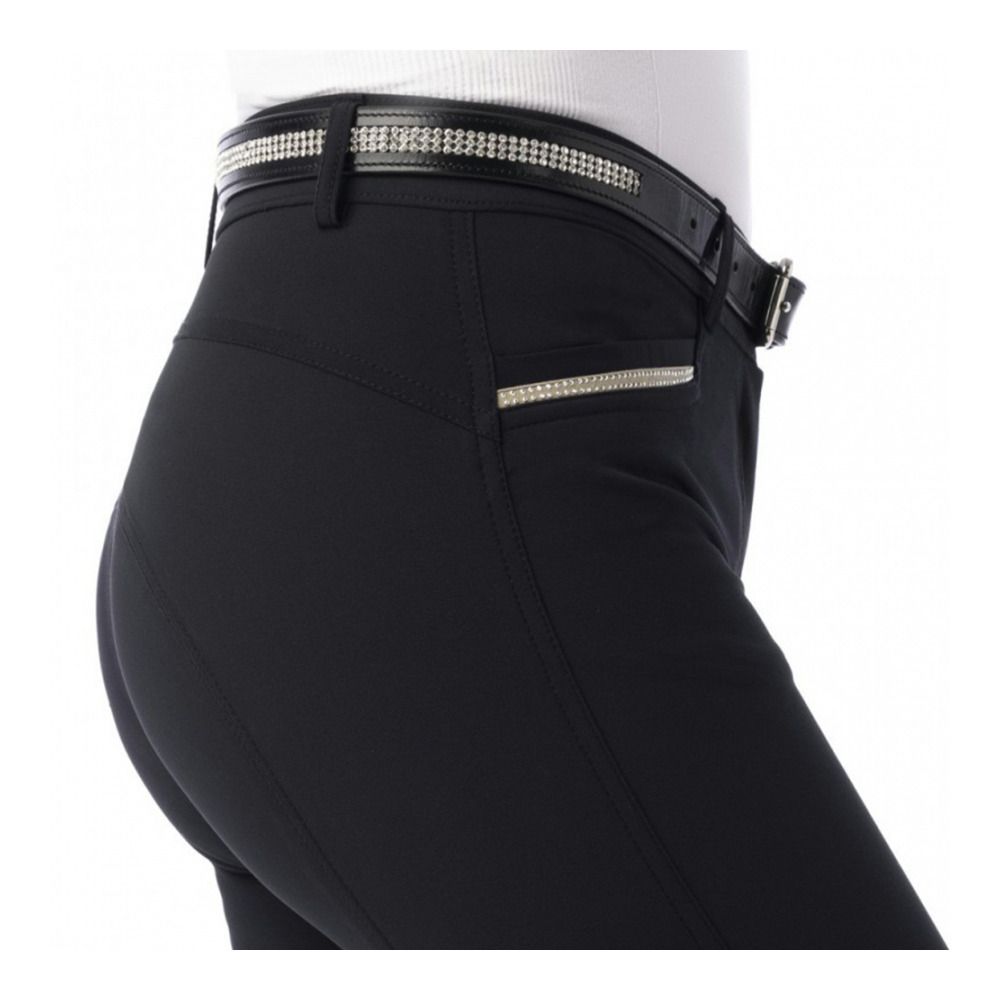 Equitheme GIZEL - Pantalon siliconé Femme noir