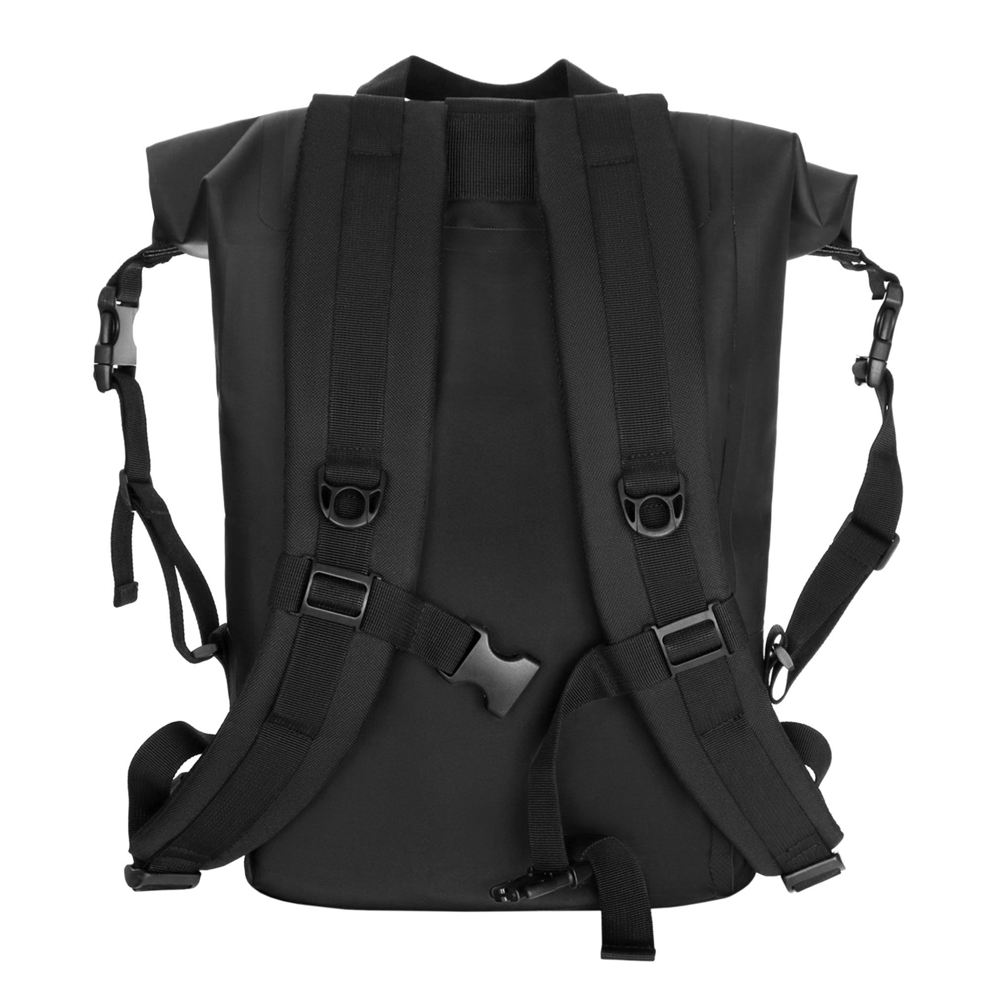 YEAZ STOCKHOLM Wasserfester Rucksack schwarzes Logo