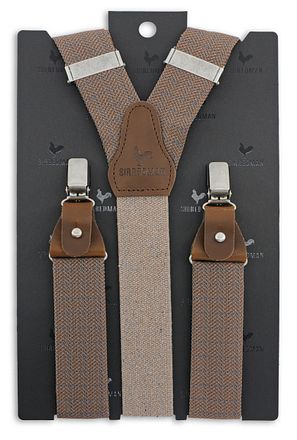 Sir Redman Luxe Bretels Essential MacMillan Bruin SR21355 kopen
