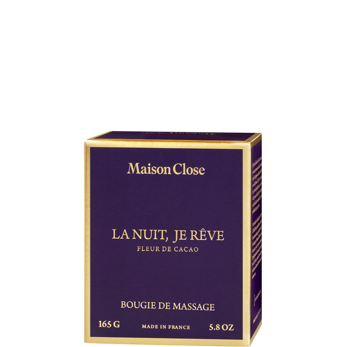 Maison Close La Nuit Je Rêve Fleur de Cacao - Bougie de Massage