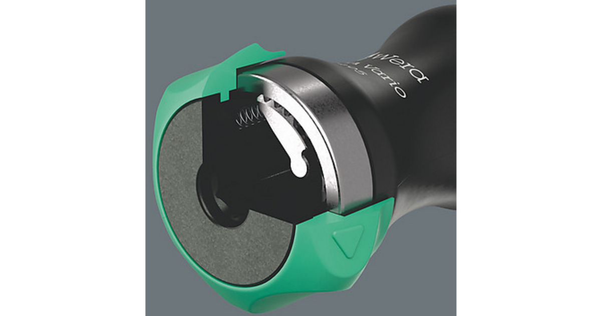 WeraKraftform Kompakt Vario RA, 7‑delig bitset  (Zwart/groen)