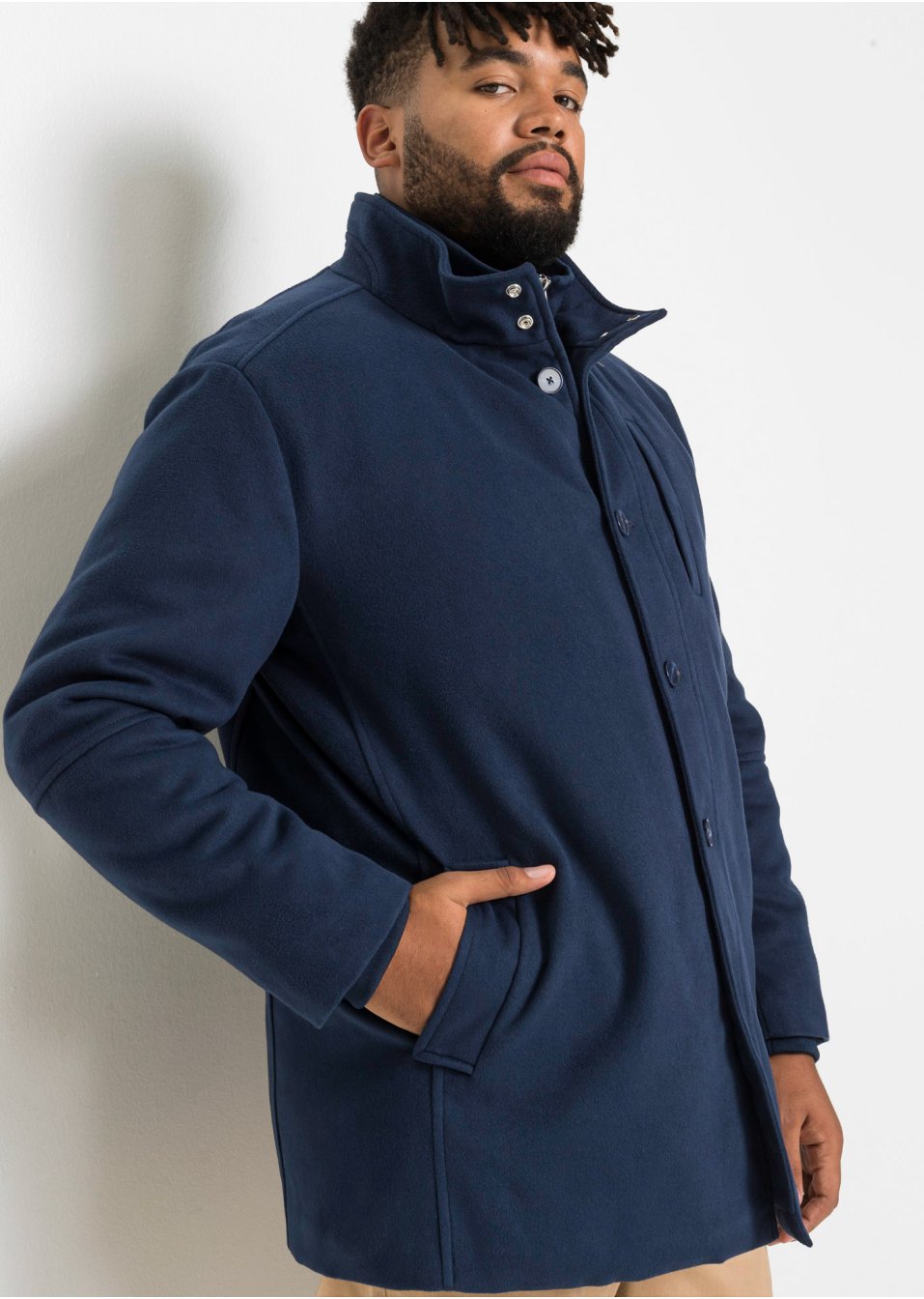 Veste outdoor en imitation laine