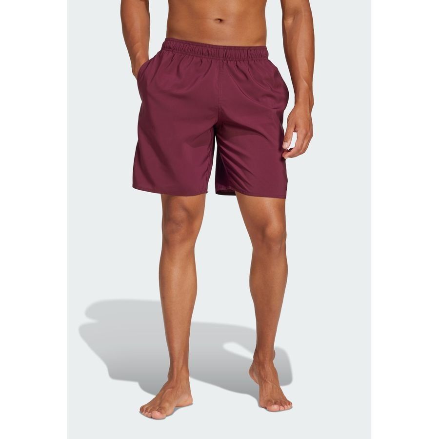 Adidas Short de bain uni de longueur classique CLX
