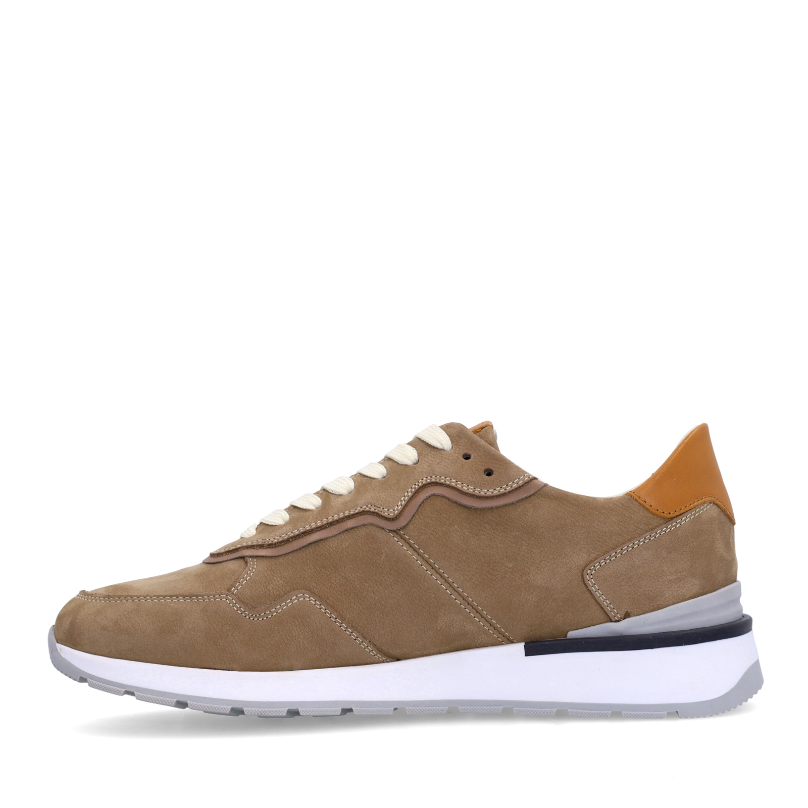 Beige nubuck sneakers