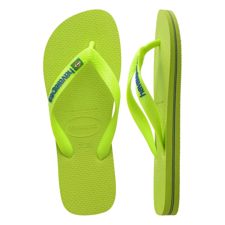 Havaianas Tongs Brasil Logo Néon | Vert